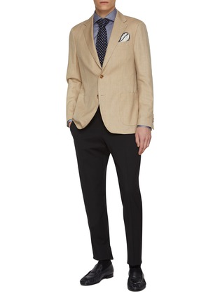 Figure View - Click To Enlarge - ETON  - Filo di Scozia Knit Cotton Jersey Shirt