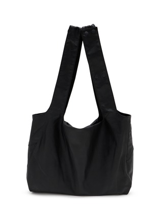 Detail View - Click To Enlarge - DISCORD YOHJI YAMAMOTO - Small Rev Dot Leather Tote Bag