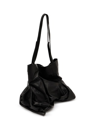 Detail View - Click To Enlarge - DISCORD YOHJI YAMAMOTO BAGS - Unevenness Leather Tote Bag