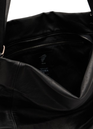 Detail View - Click To Enlarge - DISCORD YOHJI YAMAMOTO BAGS - Unevenness Leather Tote Bag