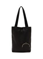 DISCORD YOHJI YAMAMOTO | Small Clasp Pocket Leather Tote Bag