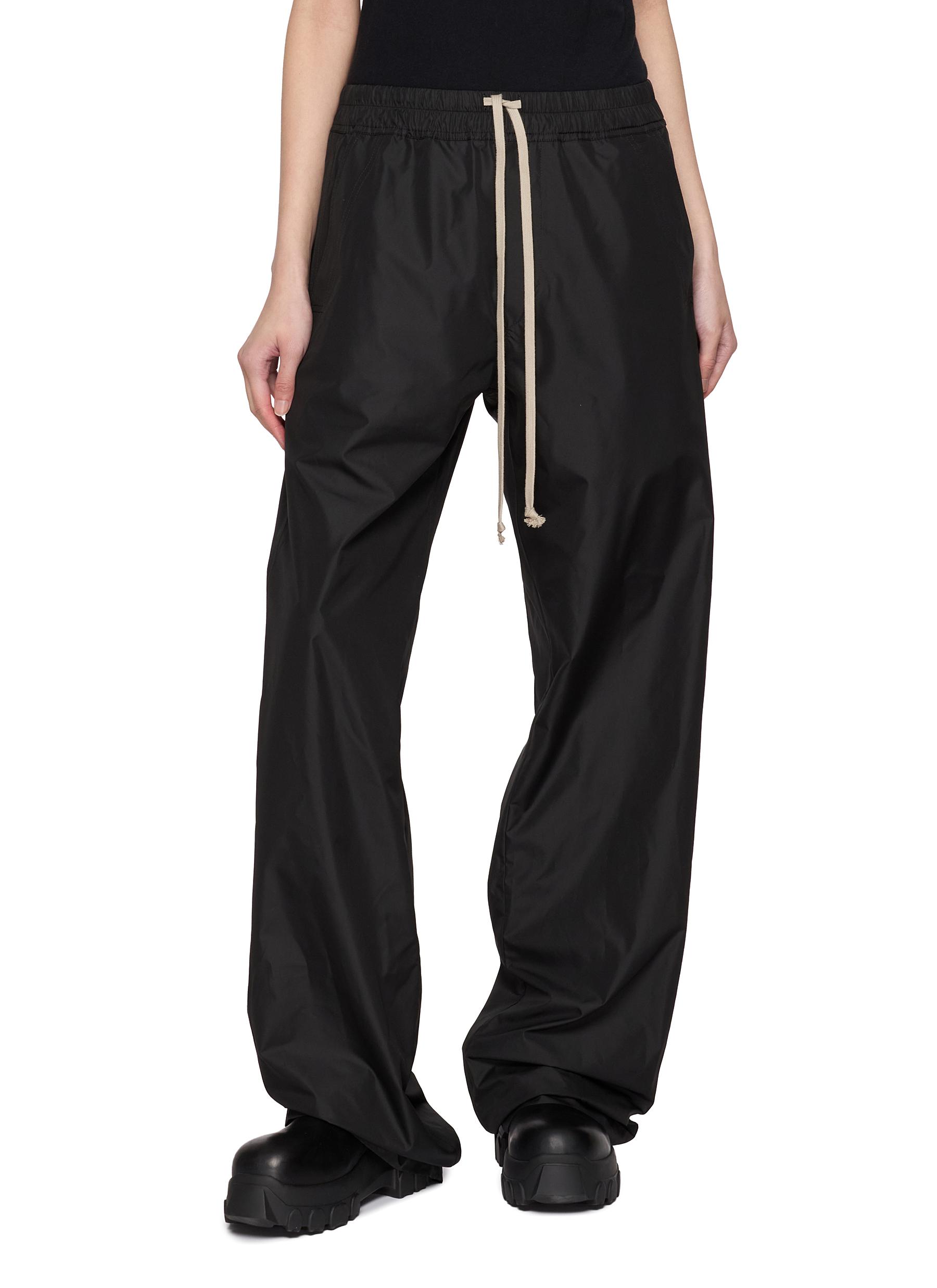 RICK OWENS | X Moncler Straight Leg Drawstring Waist Pants | Men 