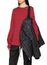 Detail View - Click To Enlarge - RICK OWENS  - X Moncler Lightweight Duvet Quilted Flight Jacket