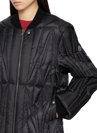  - RICK OWENS  - X Moncler Lightweight Duvet Quilted Flight Jacket