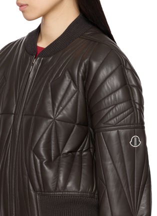  - RICK OWENS  - X Moncler Quilted Cropped Jacket