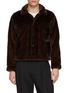 KRUF Classic Denim Style Mink Fur Jacket