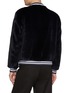 Back View - Click To Enlarge - KRUF - Button Up Mink Fur Bomber Jacket