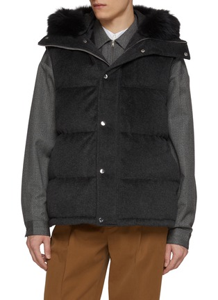 Main View - Click To Enlarge - KRUF - Hooded Puffer Vest