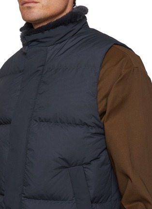  - KRUF - Mink Fur Inner Collar Down Vest