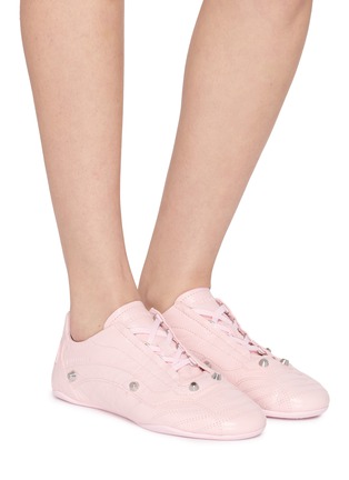Figure View - Click To Enlarge - BALENCIAGA - City Leather Women's Sneaker