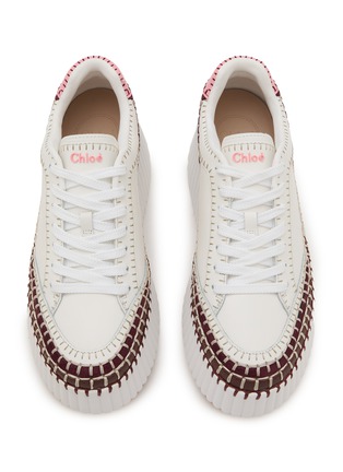 Detail View - Click To Enlarge - CHLOÉ - Nama Leather Women's Platform Sneakers