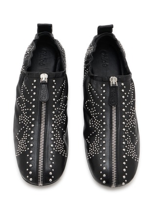 Detail View - Click To Enlarge - CHLOÉ - Susan Leather Loafers