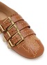 Detail View - Click To Enlarge - CHLOÉ - Susan Buckled Leather Loafers