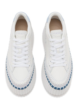 Detail View - Click To Enlarge - CHLOÉ - Nama Leather Platform Sneakers