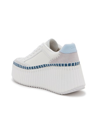  - CHLOÉ - Nama Leather Platform Sneakers