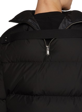  - RICK OWENS  - Back Neck Zip Quilted Down Jacket
