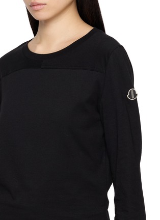  - RICK OWENS  - X Moncler Girder Logo Patch T-Shirt
