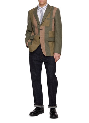 Figure View - Click To Enlarge - NEW MANUAL - #017 LV 61'S Tapered Dark Wash Jeans