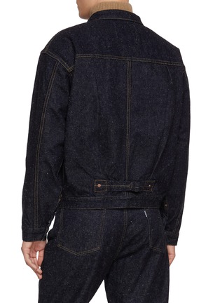 Back View - Click To Enlarge - NEW MANUAL - #001 T-Back Dark Wash Denim Jacket