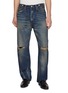 NEW MANUAL #002 1942 LV Moustache Effect Dark Wash Jeans