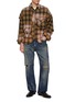 Figure View - Click To Enlarge - NEW MANUAL - #002 1942 LV Moustache Effect Dark Wash Jeans