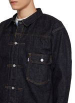NEW MANUAL | #018 LV T-Back Dark Wash Denim Jacket | Men | Lane