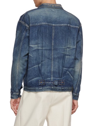 Back View - Click To Enlarge - NEW MANUAL - #012 LV 36'S T-Back Medium Wash Denim Jacket