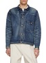 NEW MANUAL #012 LV 36'S T-Back Medium Wash Denim Jacket
