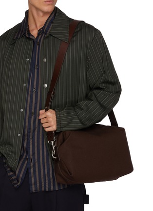 DRIES VAN NOTEN | Belt Small Canvas Crossbody Bag | Men | Lane