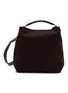 DRIES VAN NOTEN Grip Medium Suede Tote Bag