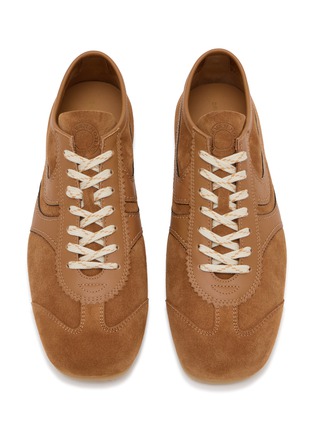 Detail View - Click To Enlarge - DRIES VAN NOTEN - Dustin Leather Suede Women's Sneakers