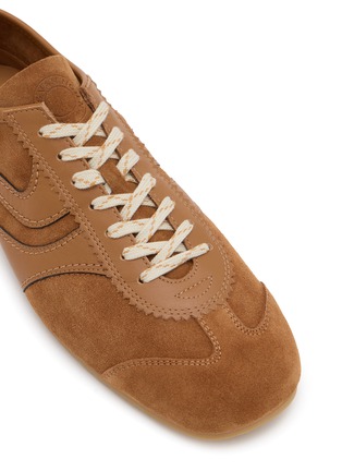 Detail View - Click To Enlarge - DRIES VAN NOTEN - Dustin Leather Suede Women's Sneakers