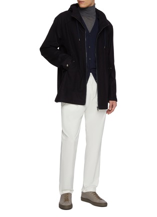 Figure View - Click To Enlarge - JOHN SMEDLEY - V-Neck Button Up Cardigan