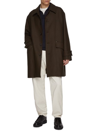 Figure View - Click To Enlarge - JOHN SMEDLEY - Wool Cotton Polo Shirt