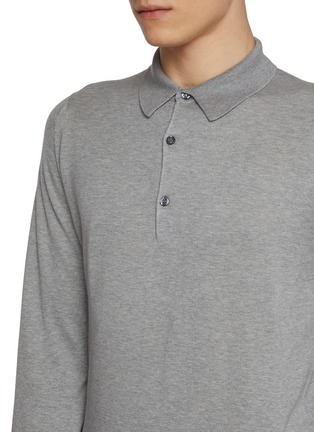  - JOHN SMEDLEY - Sea Island Cotton Polo Shirt