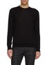 JOHN SMEDLEY Crewneck Cotton Cashmere Sweater