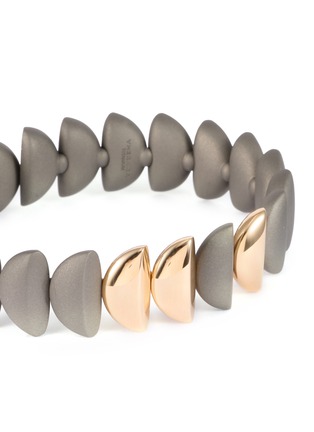 Detail View - Click To Enlarge - VHERNIER - Endless 18K Rose Gold Titanium Bracelet