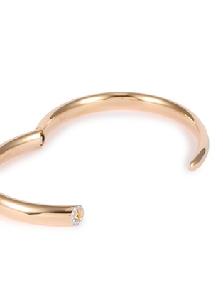 Detail View - Click To Enlarge - VHERNIER - Calla The One 18K Rose Gold Steel Diamond Bracelet