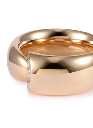 Detail View - Click To Enlarge - VHERNIER - Calla The One 18K White Gold Diamond Ring — EU 54