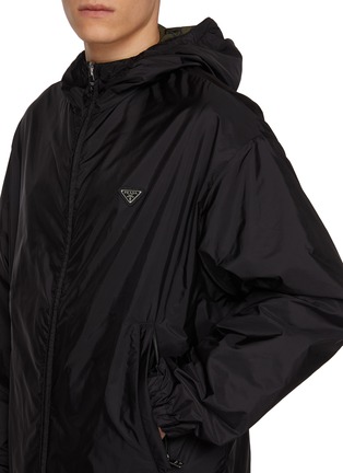  - PRADA - Reversible Daisy Flower Print Hooded Re-Nylon Windbreaker