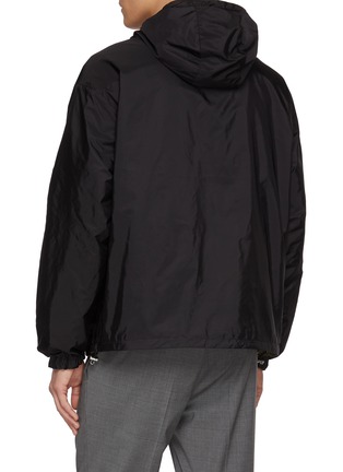Back View - Click To Enlarge - PRADA - Reversible Daisy Flower Print Hooded Re-Nylon Windbreaker