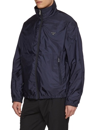 Detail View - Click To Enlarge - PRADA - Reversible Symbol Re-Nylon Track Jacket