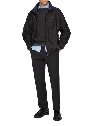 Figure View - Click To Enlarge - PRADA - Reversible Symbol Re-Nylon Track Jacket