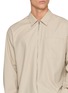  - PRADA - Triangle Logo Cotton Shirt Jacket