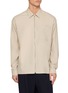PRADA Triangle Logo Cotton Shirt Jacket