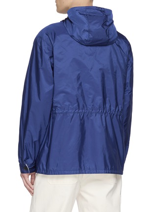 Back View - Click To Enlarge - PRADA - Reversible Symbole Hooded Re-Nylon Cotton Windbreaker