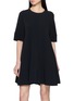 CHLOÉ Scalloped Trim Skater Dress