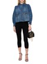 Figure View - Click To Enlarge - CHLOÉ - Puff Sleeve Denim Jacket