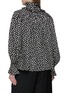 Back View - Click To Enlarge - CHLOÉ - Ruffled Polka Dot Jacquard Silk Blouse