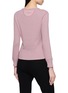 Back View - Click To Enlarge - CHLOÉ - Henley Button Placket Cotton Knit Top